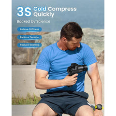 RENPHO Thermacool Massage Gun Deep Tissue with Heat and Cold Head, FSA HSA Eligible, Handheld Muscle Massager with Carry Case, Body Masajeador for Men Women Athletes, Active