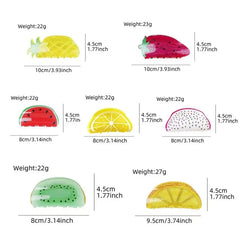 1Pc Fruit Based Acrylic Clip Creative Hair Accessory, Hair Clip at the Back of the Head, High-End Korean Version Shark Clip