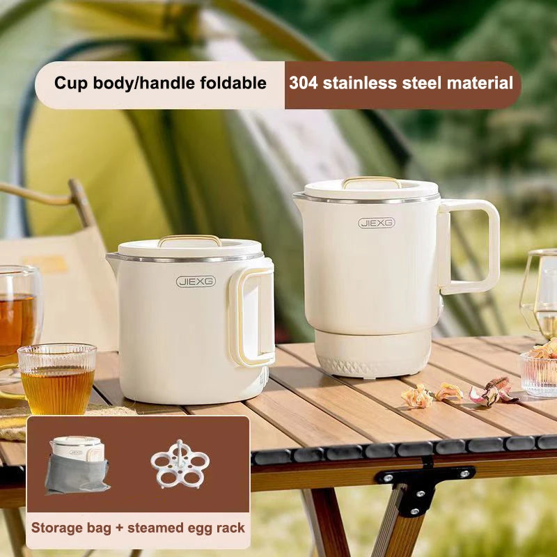 2025 New 3 in 1 Multifunctional Rice Cooker Portable Small Travel Electric Kettle Household Foldable Electric Cooker Hot Pot