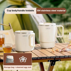 2025 New 3 in 1 Multifunctional Rice Cooker Portable Small Travel Electric Kettle Household Foldable Electric Cooker Hot Pot