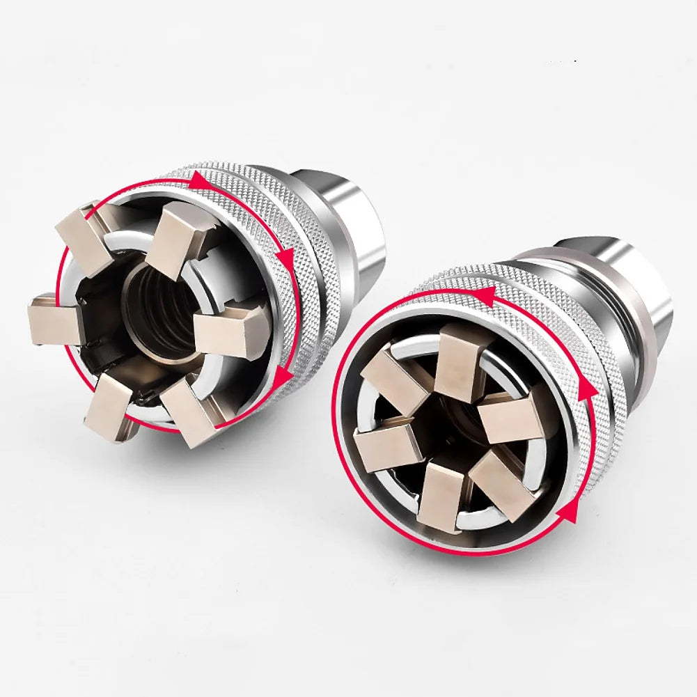 Adjustable Socket 3/8'' to 3/4'' Universal Sleeve 10-19Mm Magic Socket Electric Drill Wrench Converter Power Hand Repair Tool