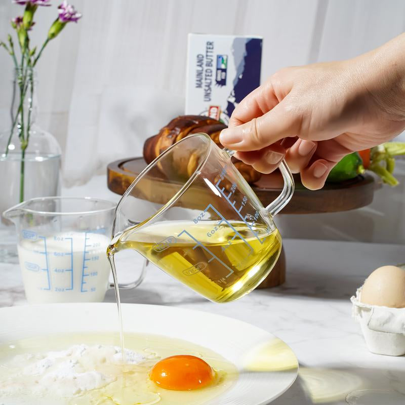 The 3-In-1 Measuring Cup That Survives Your Dishwasher (8Oz,1Cup,250Ml)