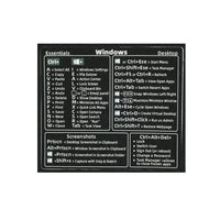 Shortcuts Sticker for Mac OS System 2024 New Shortcut Key Sticker for 13-16" Macbook Pro 13 /Air 13 Windows Word Excel Decal