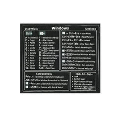Shortcuts Sticker for Mac OS System 2024 New Shortcut Key Sticker for 13-16" Macbook Pro 13 /Air 13 Windows Word Excel Decal