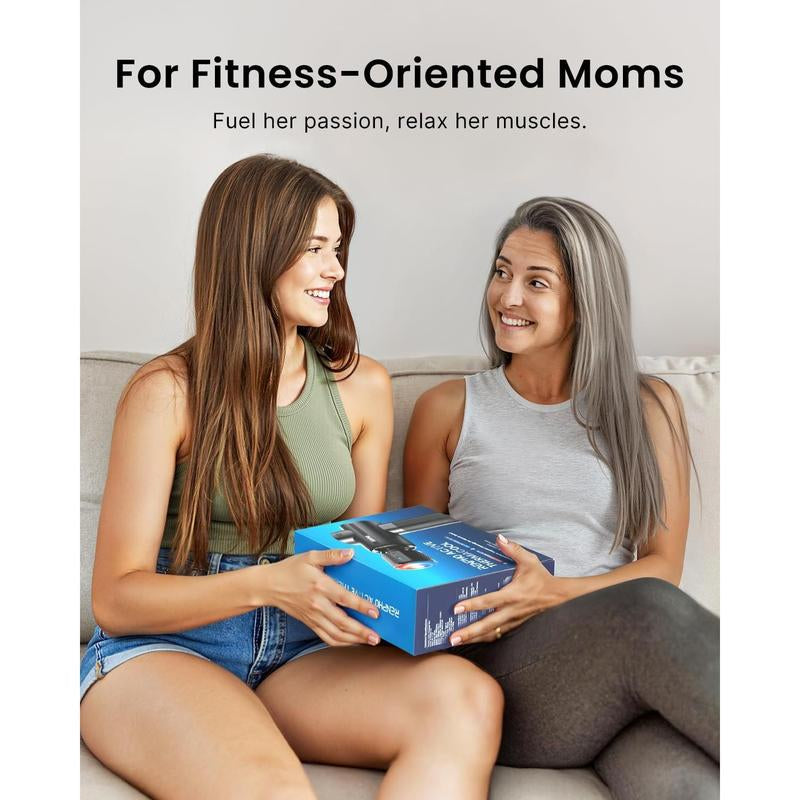 RENPHO Thermacool Massage Gun Deep Tissue with Heat and Cold Head, FSA HSA Eligible, Handheld Muscle Massager with Carry Case, Body Masajeador for Men Women Athletes, Active