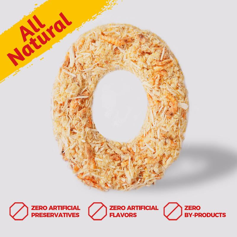 Just Try Freeze-Dried Food Topper for Puppies and Adult Dog & Cat - Made with Real Chicken, Egg Yolk and Antarctic Krill, All Natural, Grain Free - 8 OZ