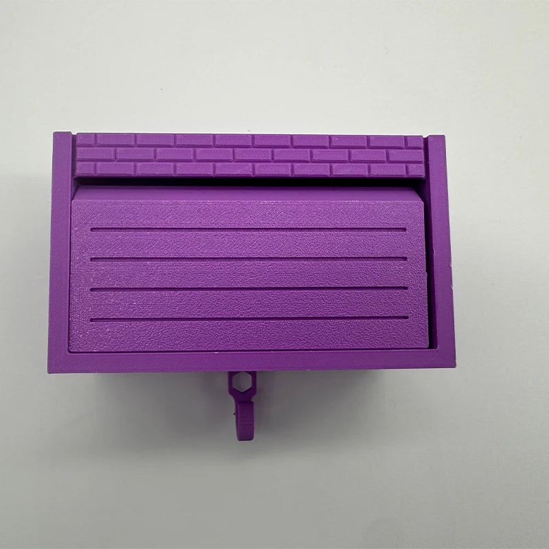 Car Garage Key Holder with Opening Door Wall Hanging Key Holder, Fun 3D Printed Key Organizer, Easy Installation Wall Decoration