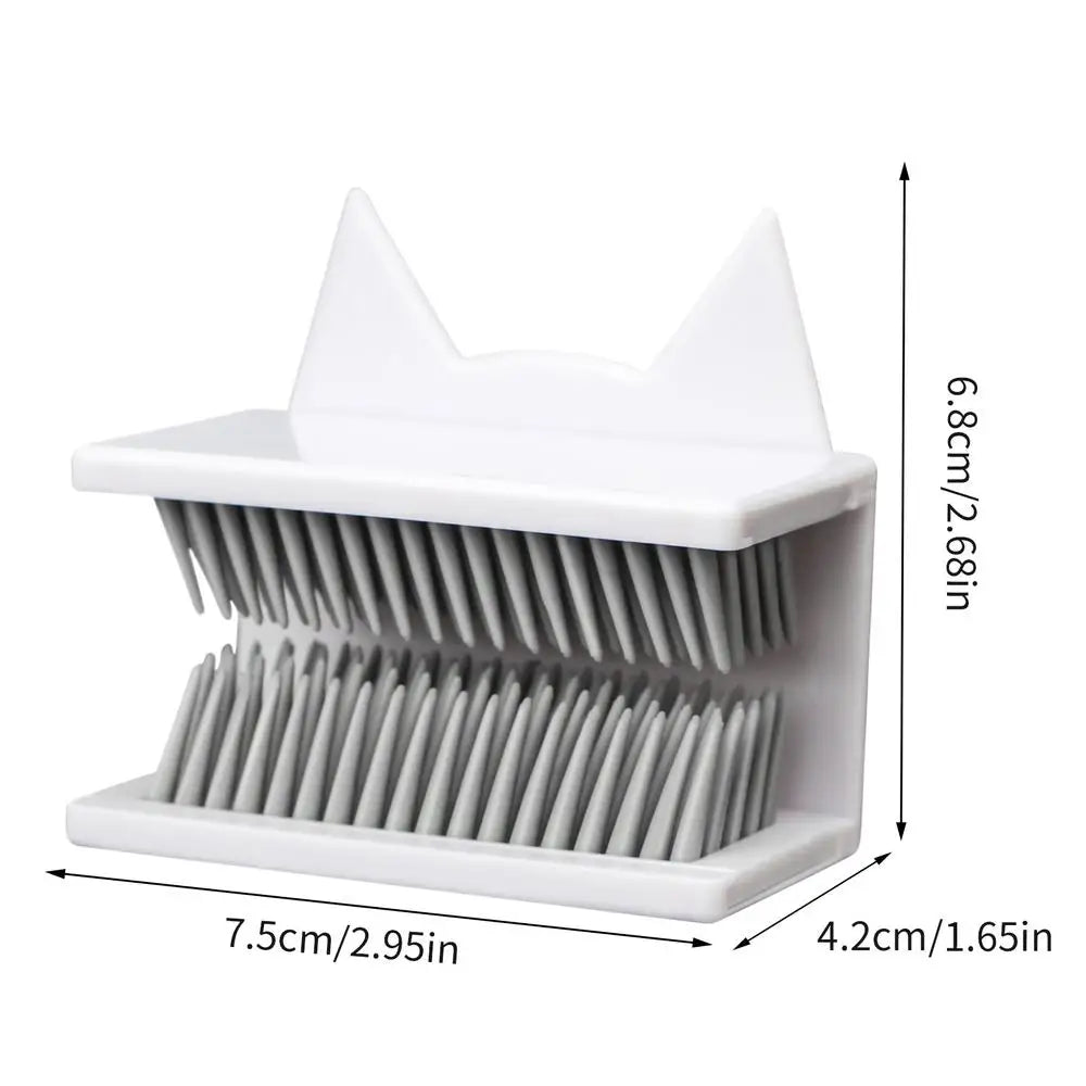 Wall Hair Catcher Bathroom Shower Hair Collector Wall Mounted Flexible Shower Drain Hair Stopper Bathtub Sink Accessories