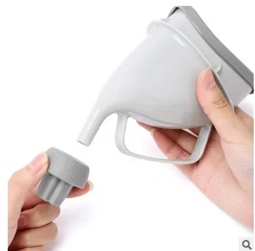 Portable Urine Toilet Aid for Man Woman Children Car Travel Outdoor Adult Urinals Potty Funnel Peeing Camping Emergency Toilet