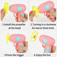 Magic Spin Disc Shooter for Cats Interactive Outdoor Teaser Toy Relieves Stuffy Pet Universal Gift