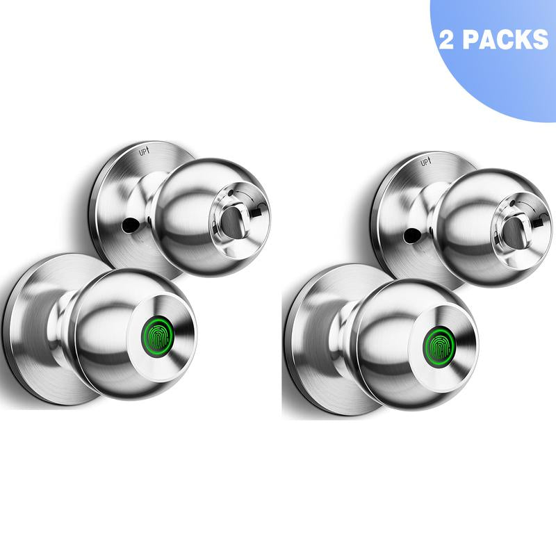 Fingerprint Door Lock, Smart Fingerprint Door Knob, Biometric Door Knobs with App Control, Auto Lock Door Lock with Code, Keyless Door Knob with Locks for Bedroom, Home,Office Fathersdaygift