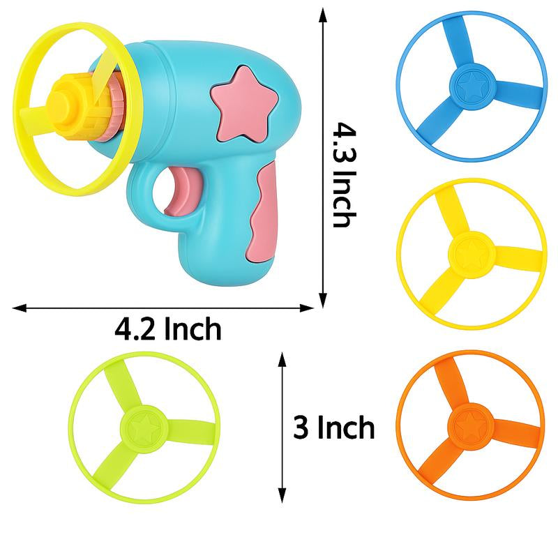 Magic Spin Disc Shooter for Cats Interactive Outdoor Teaser Toy Relieves Stuffy Pet Universal Gift