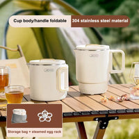 2025 New 3 in 1 Multifunctional Rice Cooker Portable Small Travel Electric Kettle Household Foldable Electric Cooker Hot Pot
