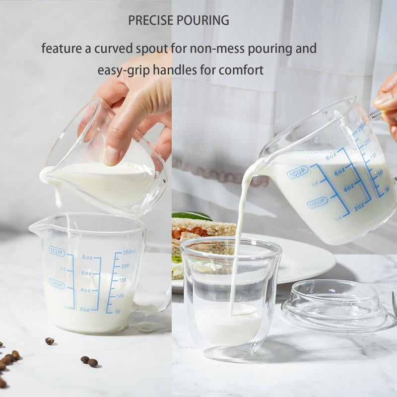 The 3-In-1 Measuring Cup That Survives Your Dishwasher (8Oz,1Cup,250Ml)