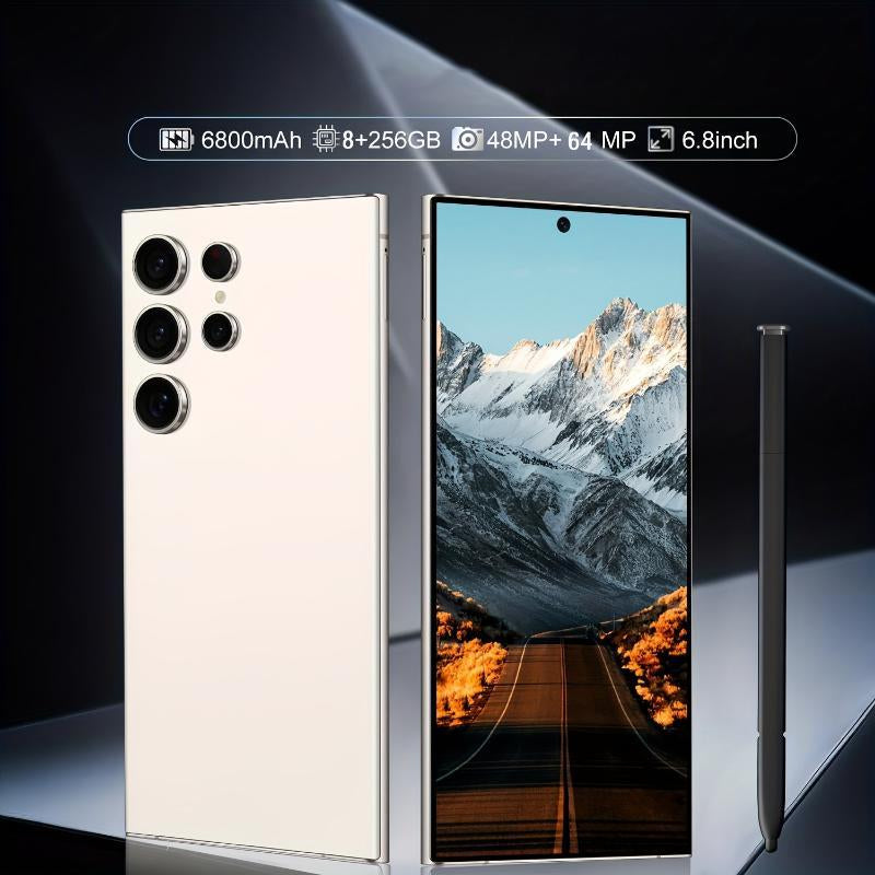 8GB+256GB U24 Ultra Android Phone - Unlocked Cell Phone with Stylus Pen, 6.8" HD Display, Android 13 OS, Fast Charging, and Long-Lasting Battery Life