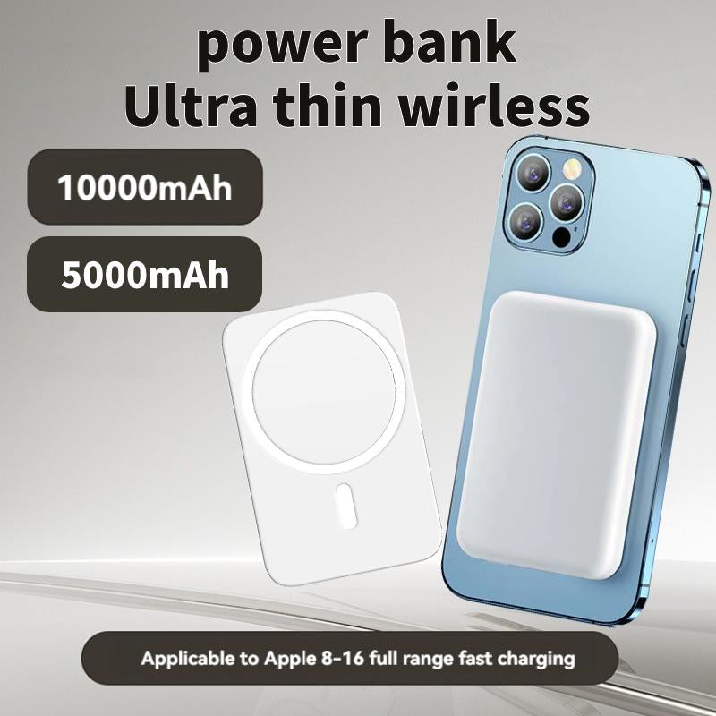 Power Bank 3 in 1 Energy Bar 2025 New Fast Charging Magnetic Suction Portable Small Mobile Power Bank Suitable for Apple 16 Official Genuine Can Be Carried on the Plane